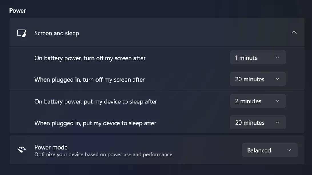 Các mẹo hay kéo dài thời lượng pin máy tính trên Windows 11 (4)