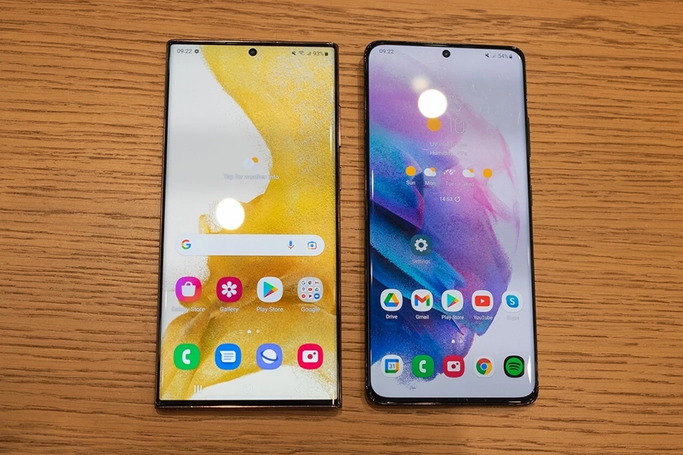 So sánh Galaxy S22 Ultra và Galaxy S21 Ultra (ảnh 4) So sánh Galaxy S22 Ultra và Galaxy S21 Ultra (ảnh 4)