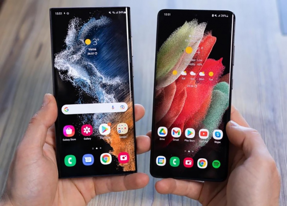 So sánh Galaxy S22 Ultra và Galaxy S21 Ultra (ảnh 6) So sánh Galaxy S22 Ultra và Galaxy S21 Ultra (ảnh 6)