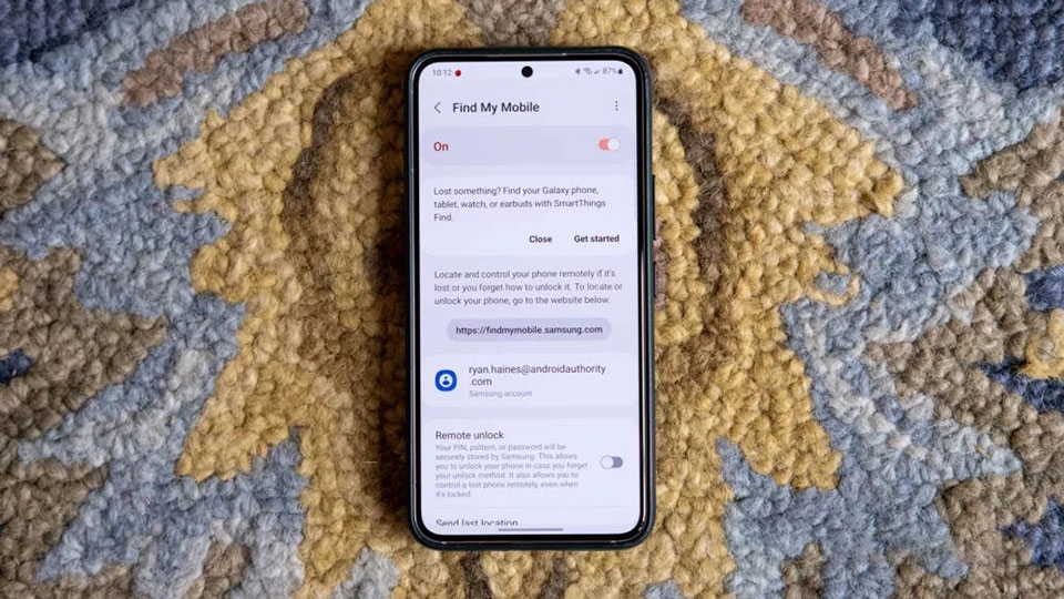 Kích hoạt Offline Finding Kích hoạt Offline Finding
