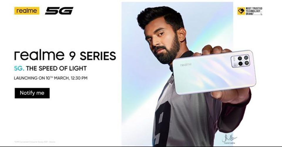 Realme 9 5G và Realme 9 SE 5G sẽ ra mắt vào ngày 10/3 (ảnh 1) Realme 9 5G và Realme 9 SE 5G sẽ ra mắt vào ngày 10/3 (ảnh 1)