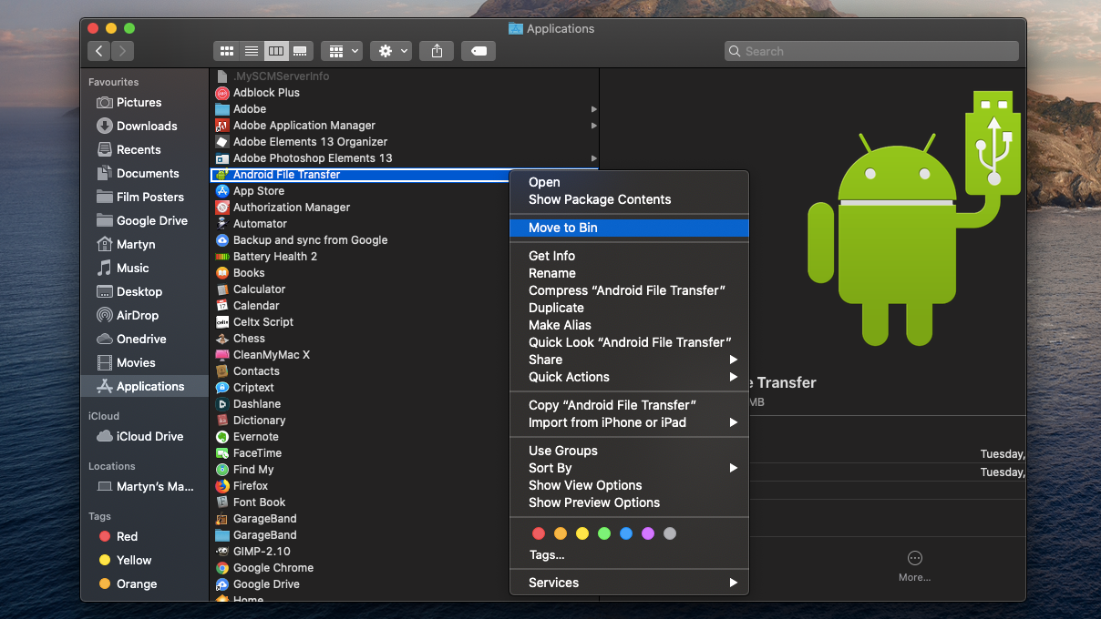 Mẹo hay để chuyển dữ liệu giữa thiết bị Android và máy Mac (2)