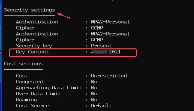 Cách xem mật khẩu wifi trên máy tính Win 11 (Ảnh 12)
