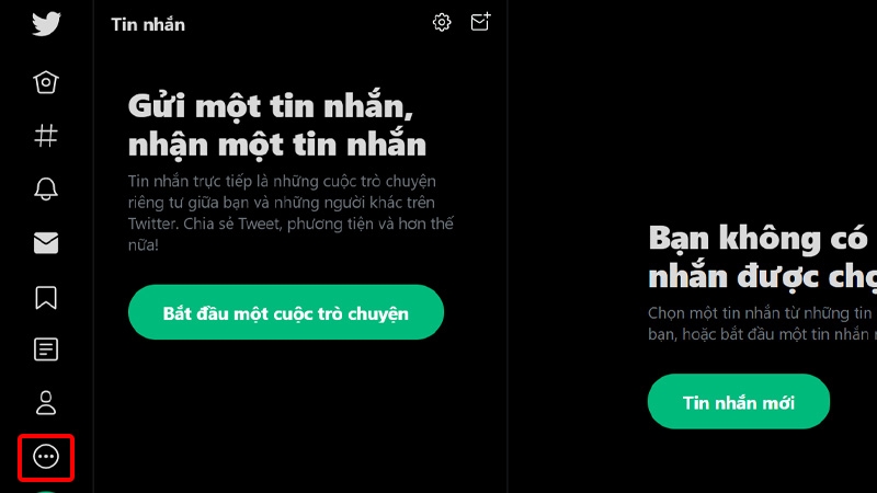 Nhấn vào biểu tượng Ba chấm