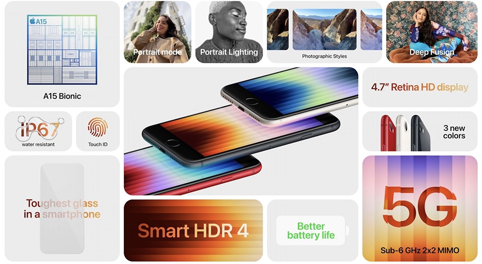 So sánh iPhone SE 2022 và iPhone SE 2020 (ảnh 4)