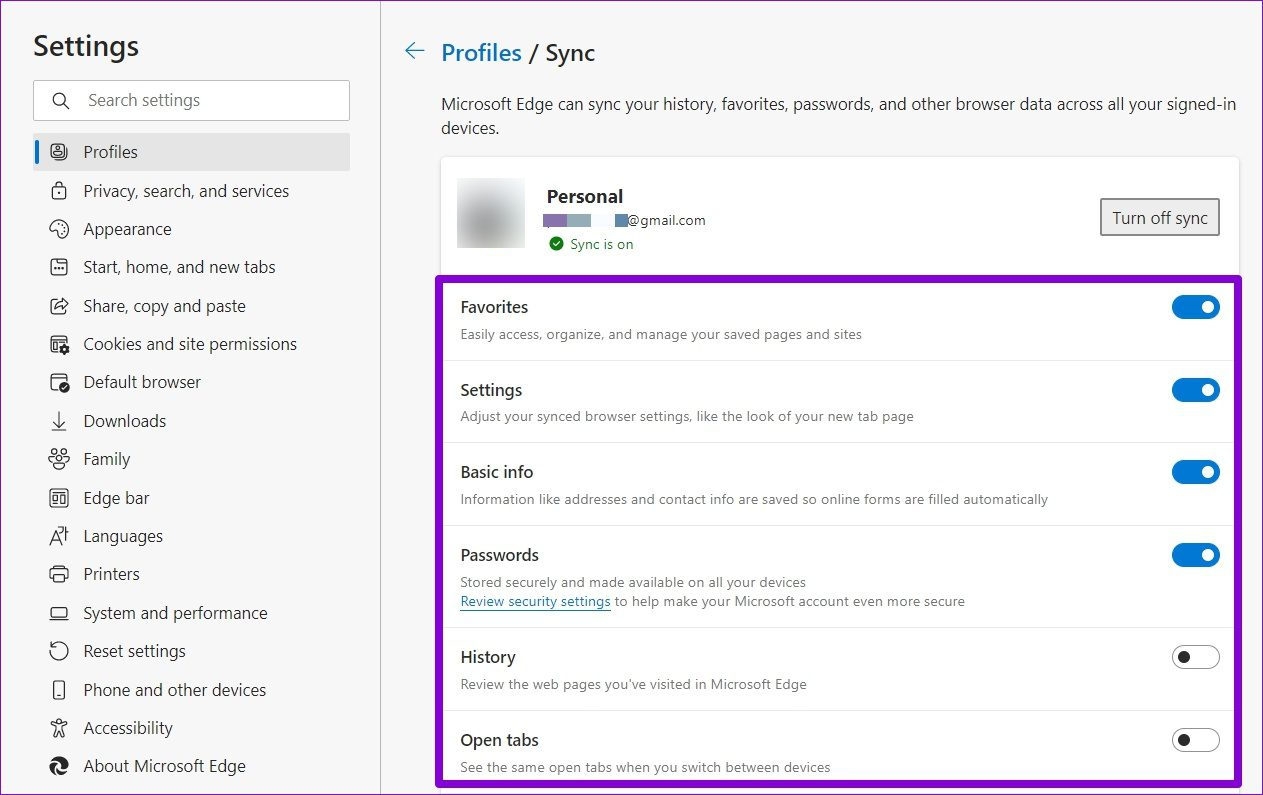 Hướng dẫn khắc phục sự cố đồng bộ hóa trên Microsoft Edge (4)