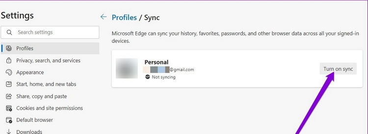 Hướng dẫn khắc phục sự cố đồng bộ hóa trên Microsoft Edge (3)