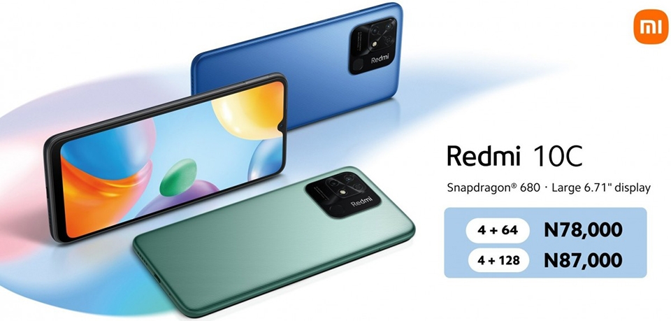 Redmi 10C ra mắt (ảnh 2) Redmi 10C ra mắt (ảnh 2)