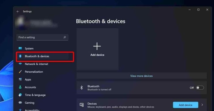 Cách bật Bluetooth trên Windows 11 (2)
