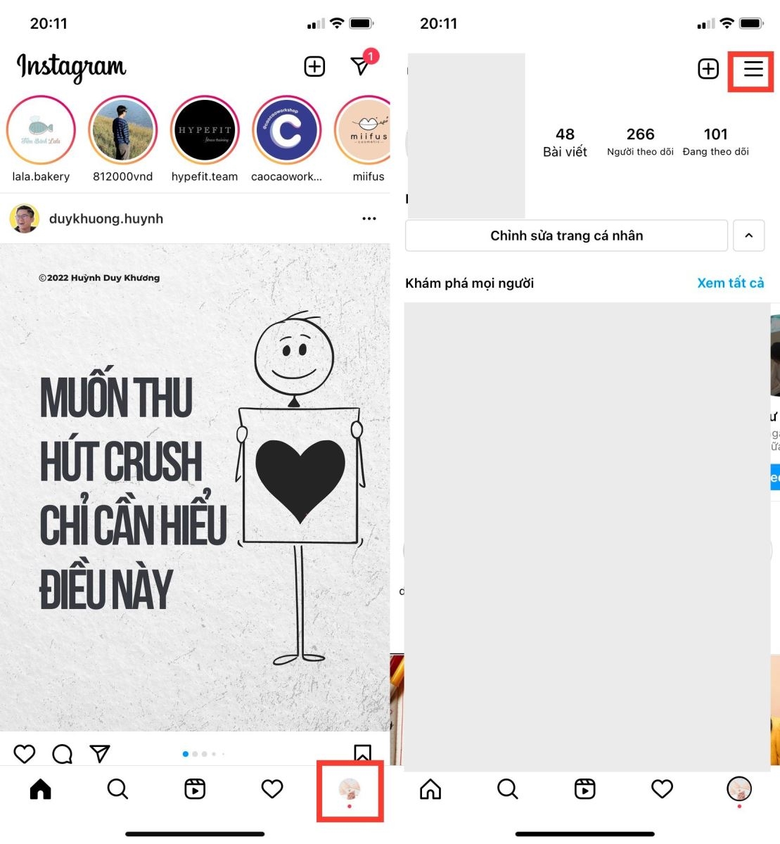 Cách tắt gợi ý theo dõi trên Instagram (Ảnh 1)