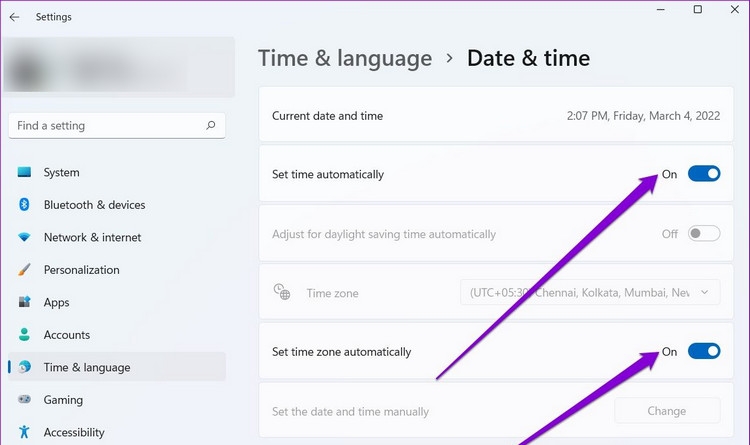 Cách sửa lỗi đồng bộ thời gian không thành công trên Windows 11 (1)
