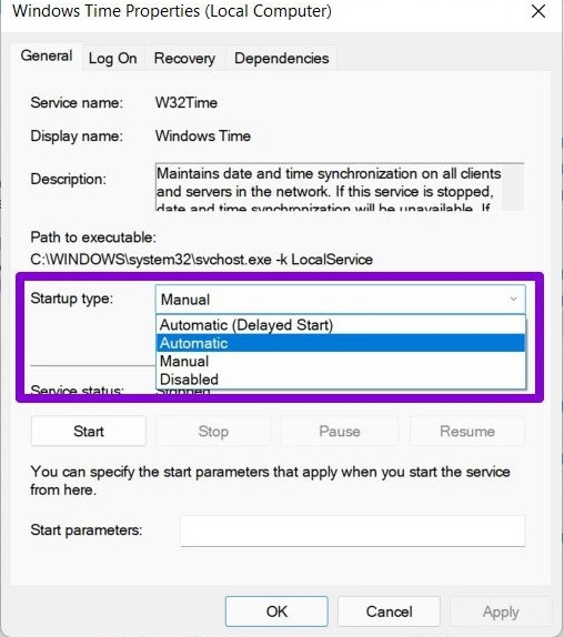 Cách sửa lỗi đồng bộ thời gian không thành công trên Windows 11 (4)
