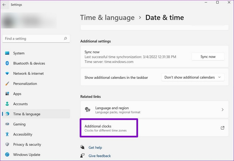 Cách sửa lỗi đồng bộ thời gian không thành công trên Windows 11 (6)