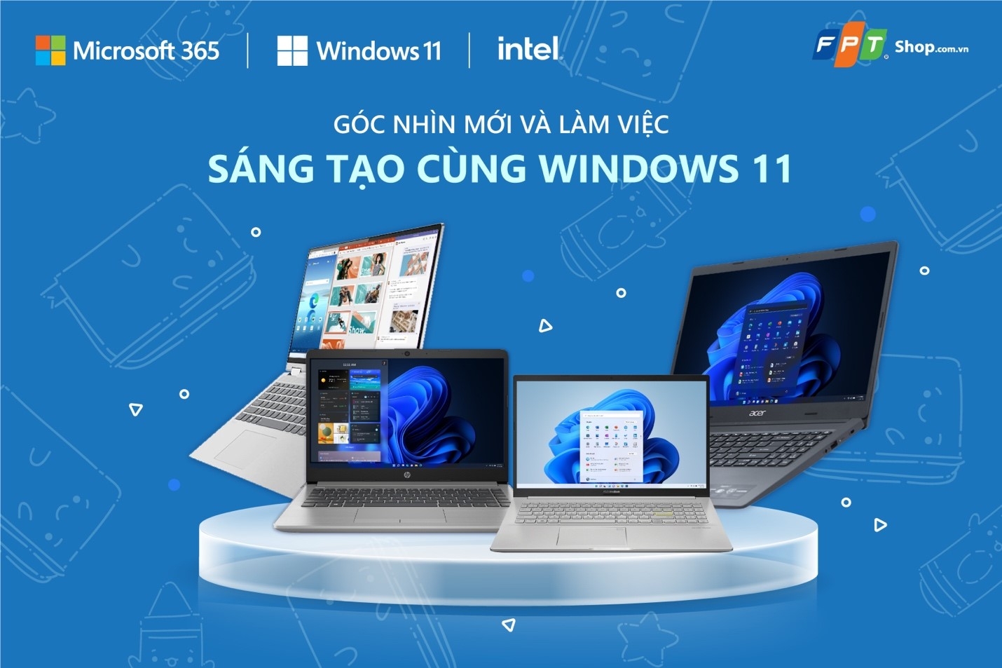 LÀM VIỆC SÁNG TẠO CÙNG WINDOWS 11
