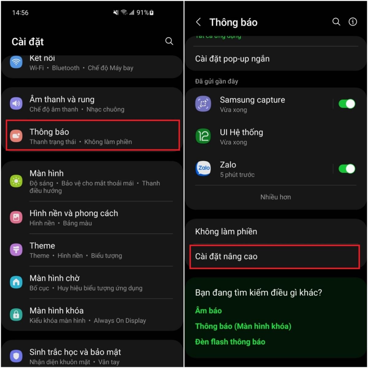 Cách xem tin nhắn Messenger, Zalo thu hồi trên điện thoại Samsung (1)