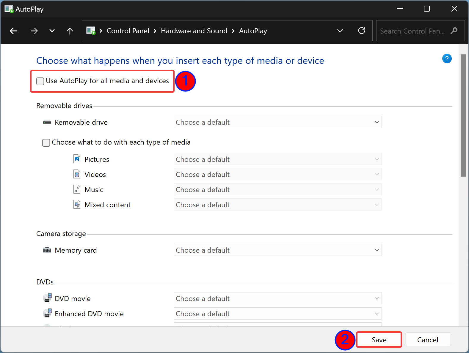 Cách tắt tính năng AutoRun hoặc AutoPlay trên Windows 11 (5)