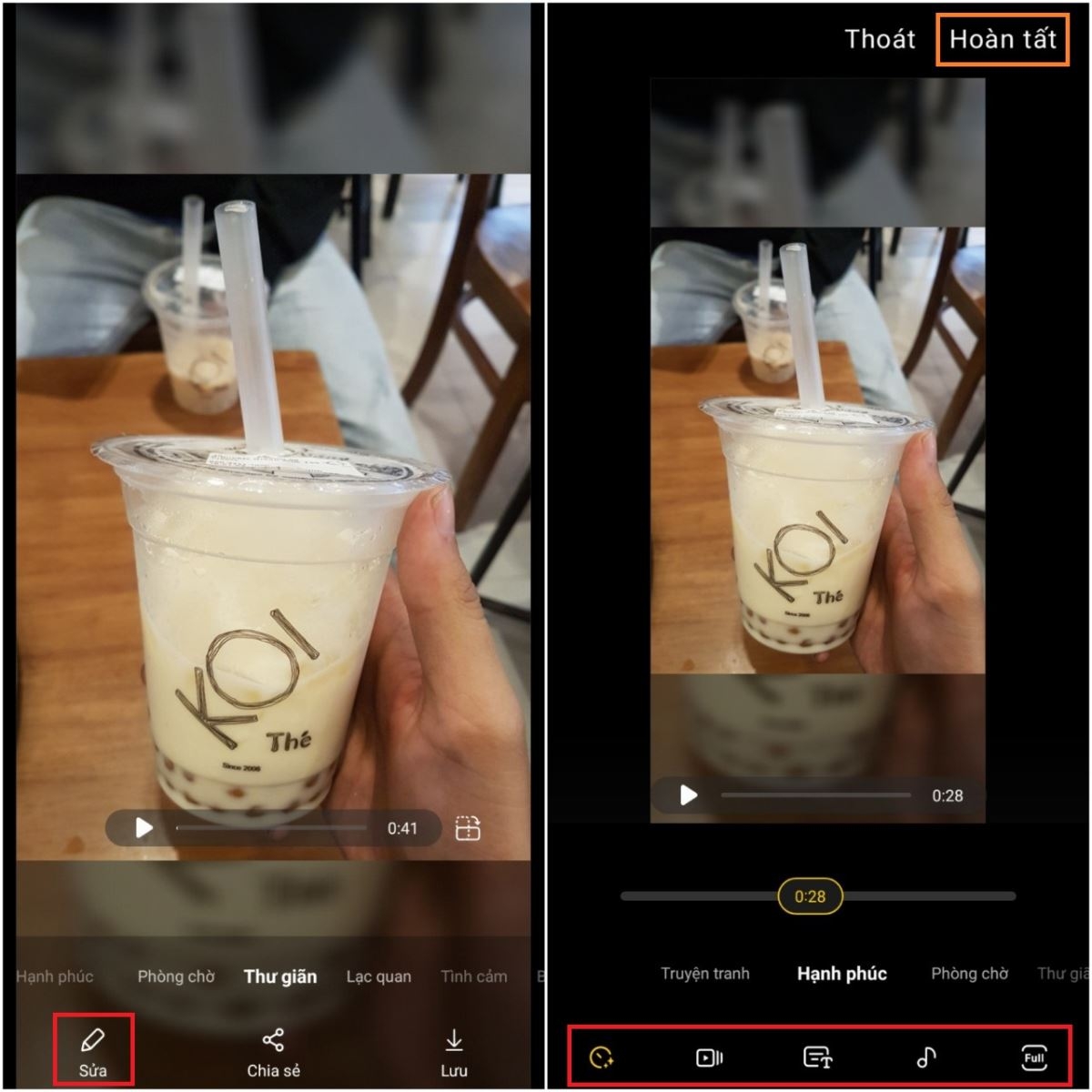 Cách tạo video từ ảnh trên điện thoại Samsung (3)
