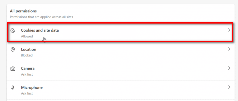 Cách xóa cookie trên Microsoft Edge cho một trang web cụ thể (3)