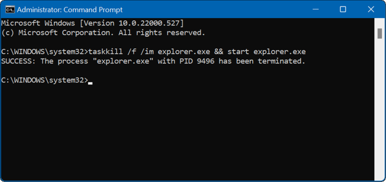 Hướng dẫn reset cài đặt thanh tác vụ trên Windows 11 (5)