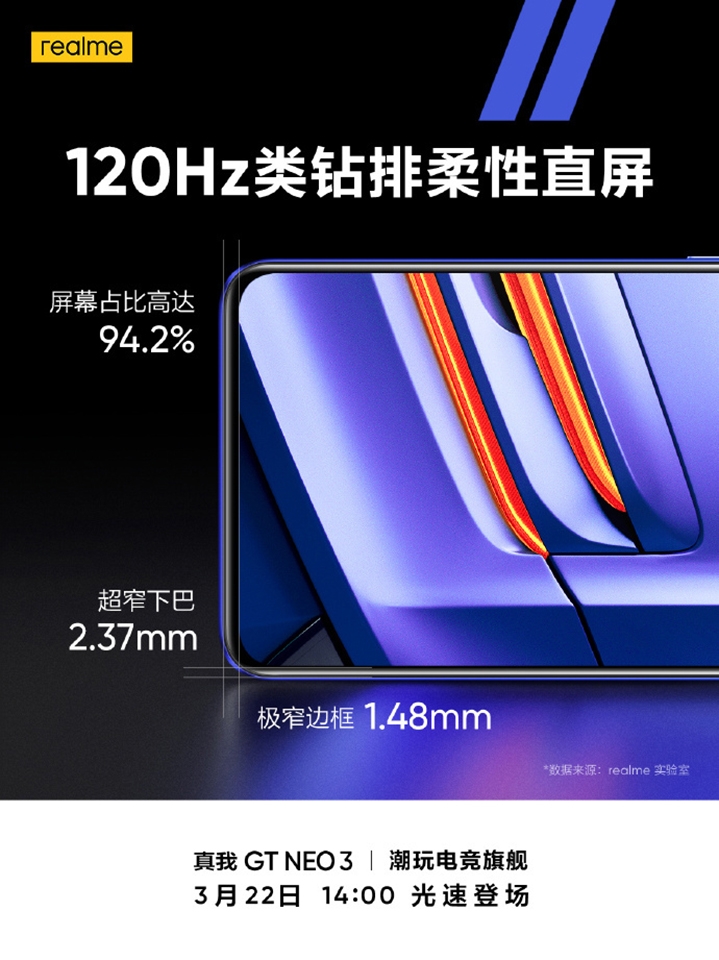 Màn hình Realme GT Neo3 (ảnh 1) Màn hình Realme GT Neo3 (ảnh 1)