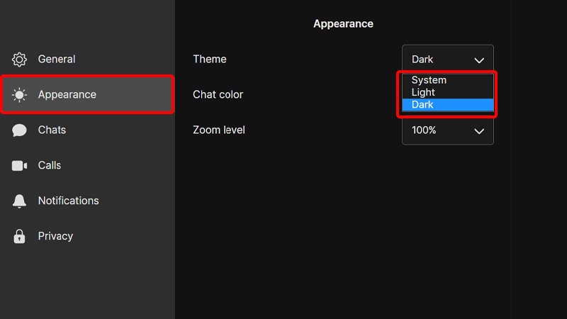 Nhấn vào Appearance và chọn chủ đề bạn muốn tại mục Theme