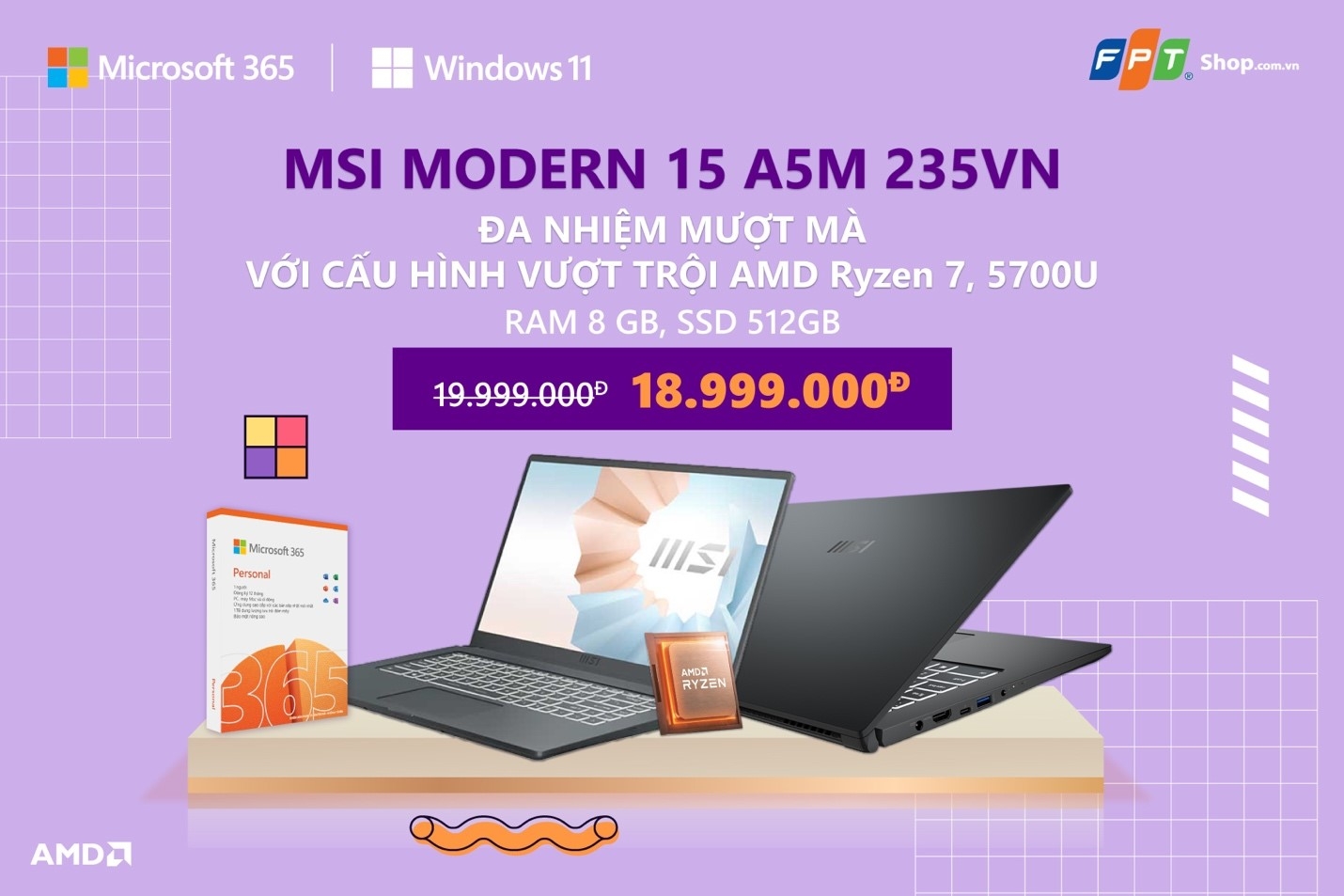 MSI Modern 15 A5M 235VN