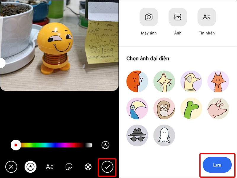 Tiến hành chỉnh sửa và nhấn Lưu để hoàn tất cài đặt