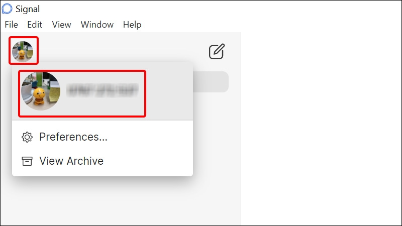 Nhấn vào biểu tượng Tài khoản và chọn Số điện thoại của bạn
