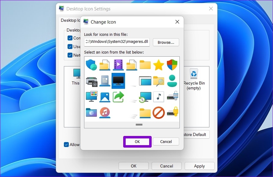 Hướng dẫn thay đổi biểu tượng yêu thích trên Windows 11 (5)