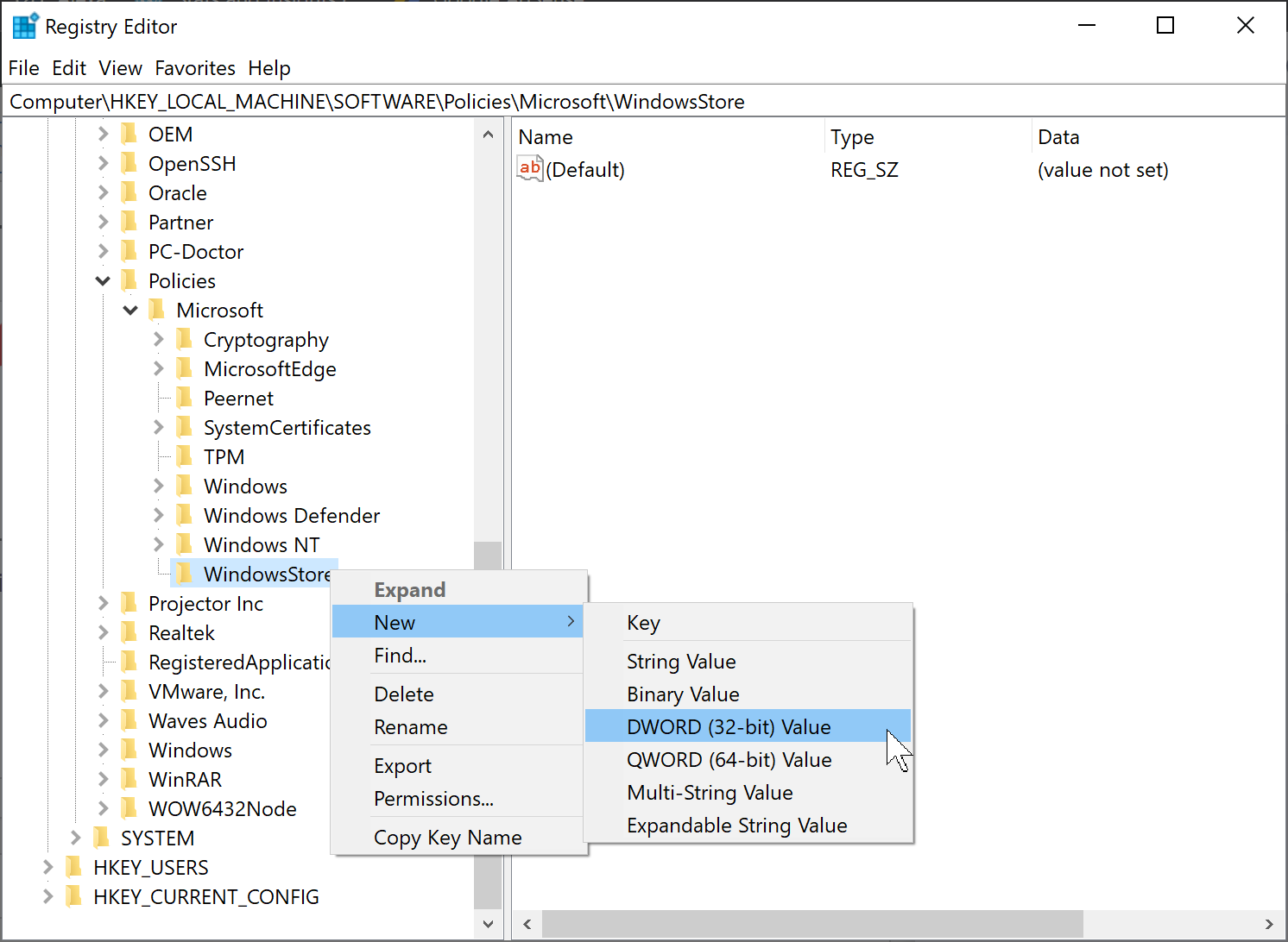 Mẹo để cho phép hoặc chặn quyền truy cập Microsoft Store trên Windows 11 (7)