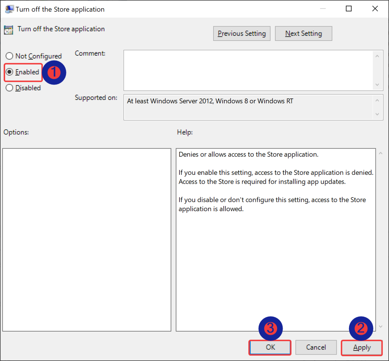 Mẹo để cho phép hoặc chặn quyền truy cập Microsoft Store trên Windows 11 (3)