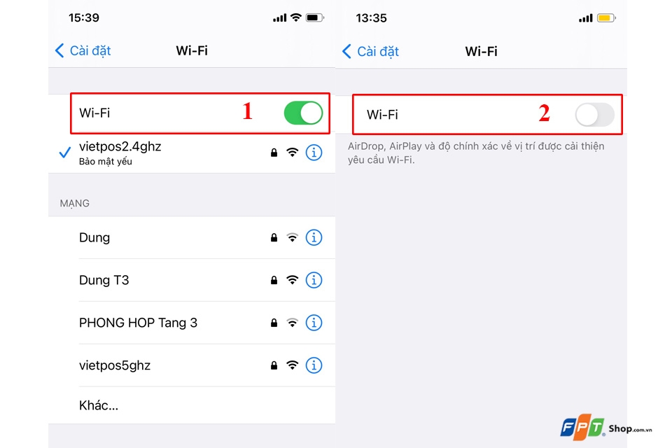 Nguyên nhân và cách khắc phục: iPhone tự bật WiFi và Bluetooth
