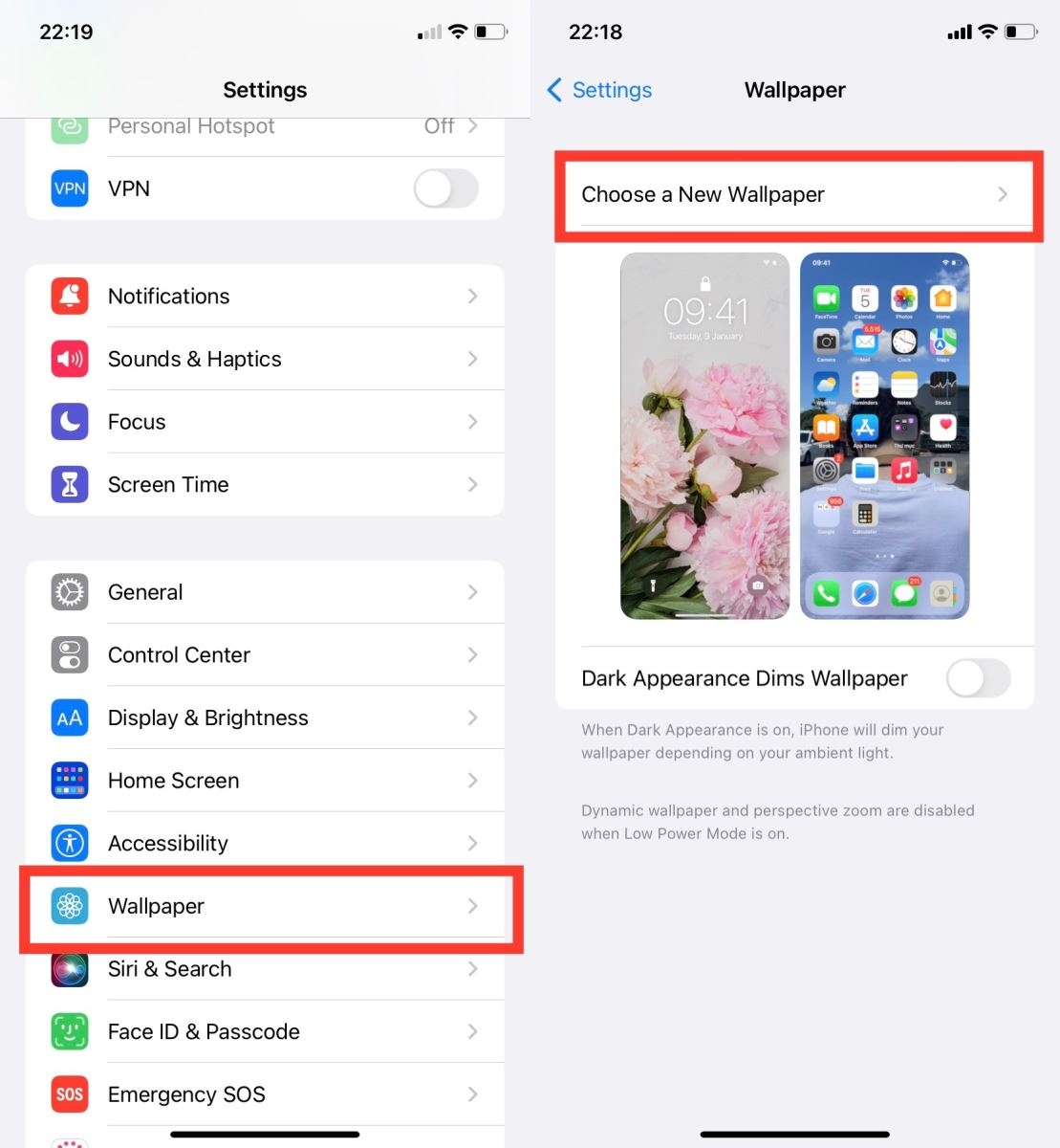 Cách cài hình nền đèn pin chiếu hình trên iPhone (5)