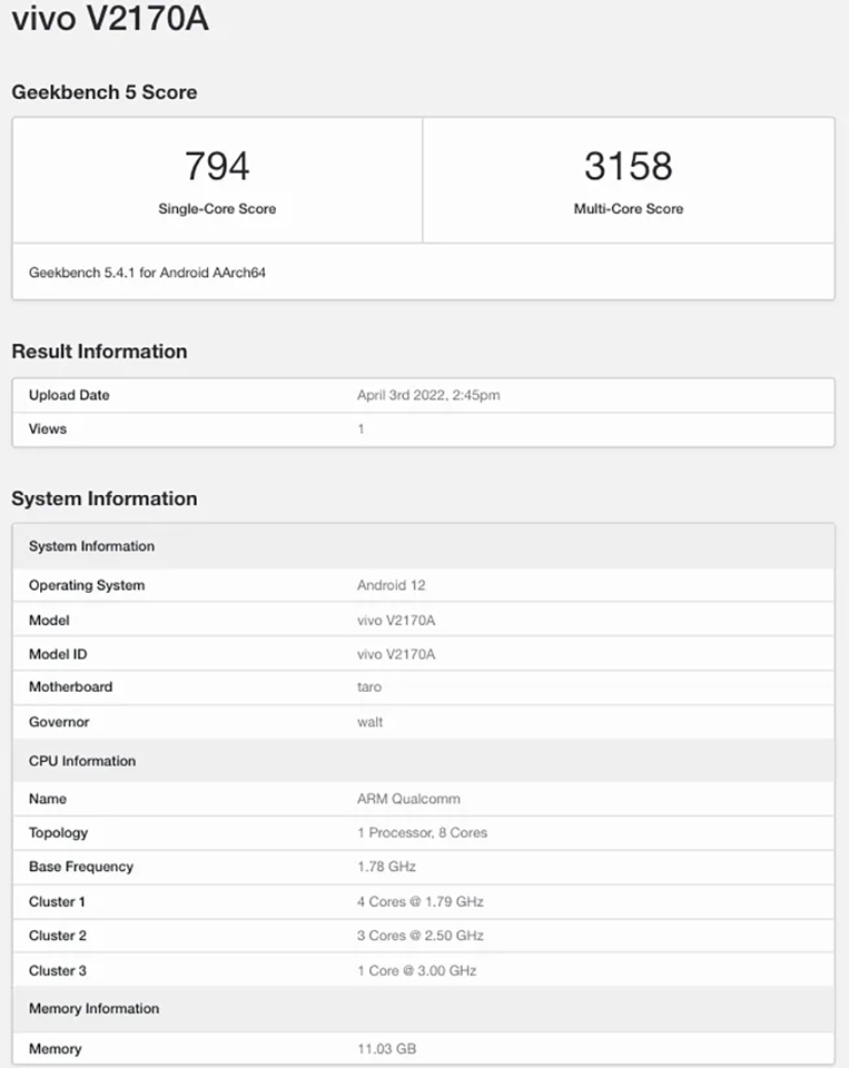 Vivo X Note lộ điểm hiệu năng ấn tượng trên Geekbench với chip Snapdragon 8 Gen 1 Vivo X Note lộ điểm hiệu năng ấn tượng trên Geekbench với chip Snapdragon 8 Gen 1