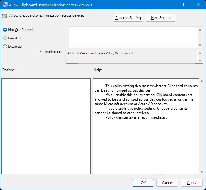Cách bật hoặc tắt đồng bộ hóa Clipboard trên Windows 11 (4)