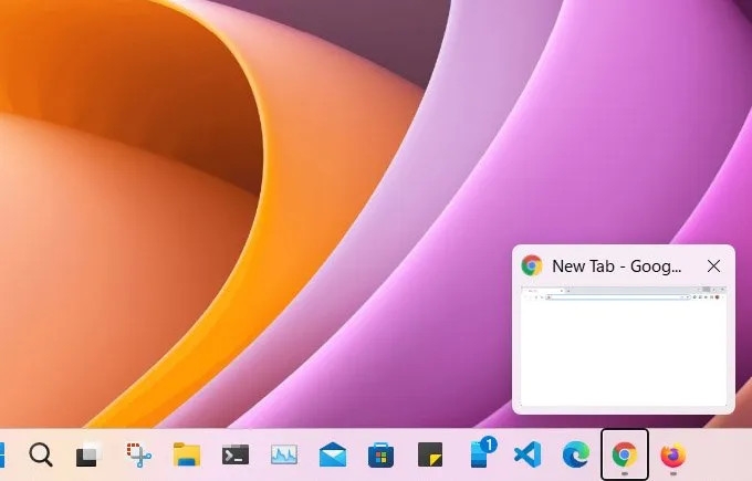 Sử dụng tính năng kéo thả vào thanh taskbar trên Windows 11 (6)