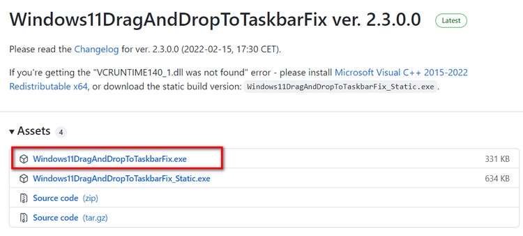 Sử dụng tính năng kéo thả vào thanh taskbar trên Windows 11 (1)