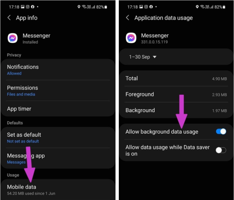 Sửa lỗi Messenger không gửi được tin nhắn (5)