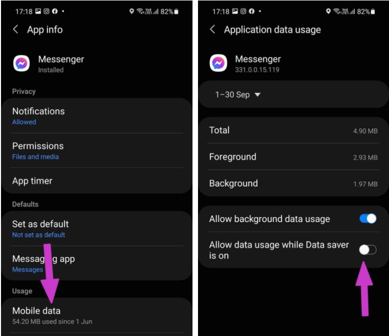 Sửa lỗi Messenger không gửi được tin nhắn (6)