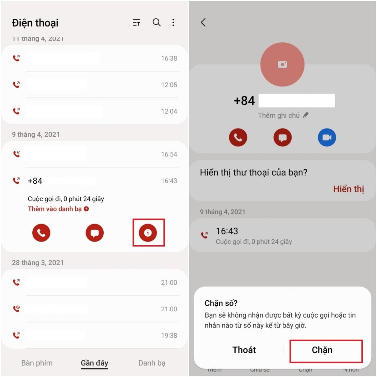 Cách chặn cuộc gọi và tin nhắn trên điện thoại đơn giản (2)