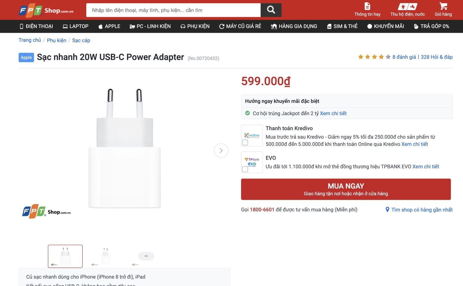 Củ sạc iPhone loại nào tốt 1