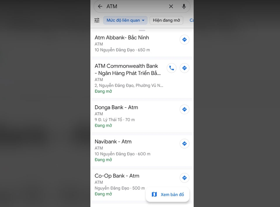 Tìm cây ATM gần nhất bằng Google Maps - Ảnh 06