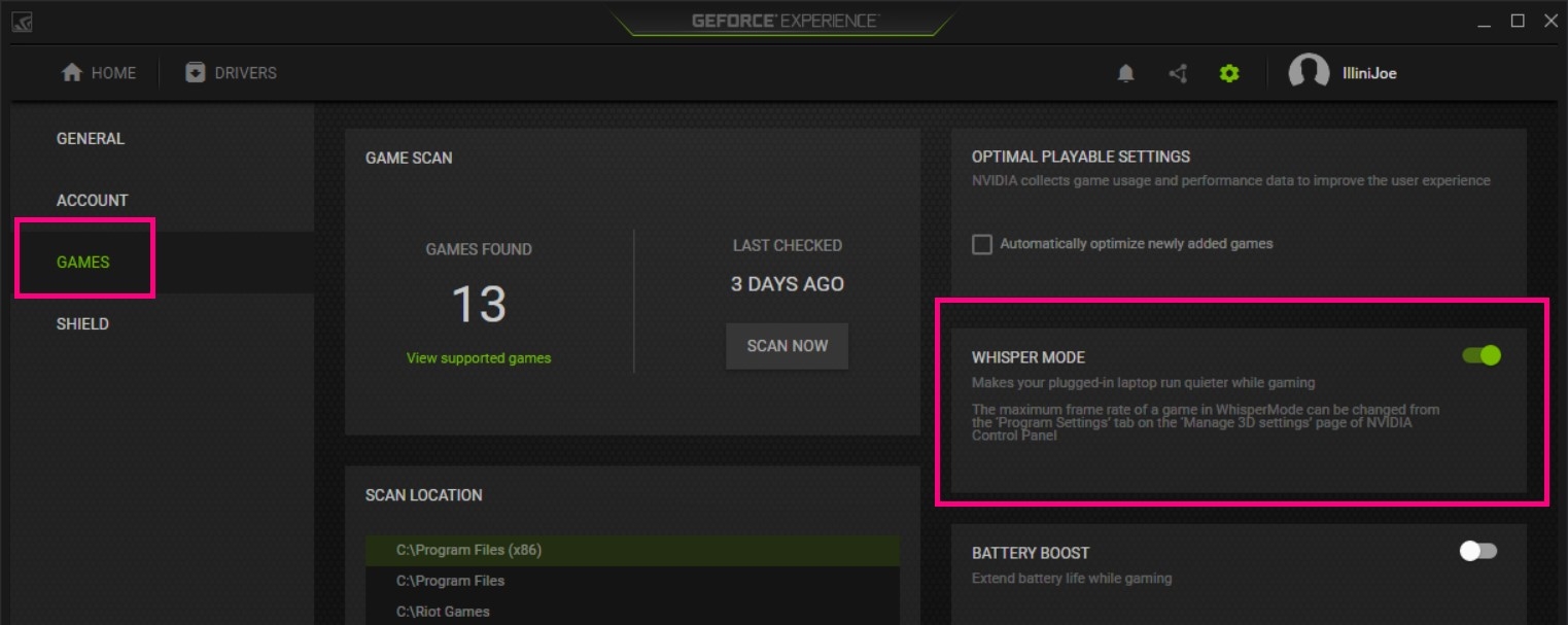 whisper mode là gì 4