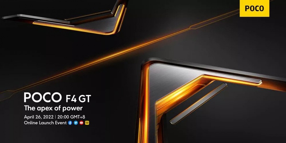 POCO F4 GT ra mắt ngày 26/4 POCO F4 GT ra mắt ngày 26/4