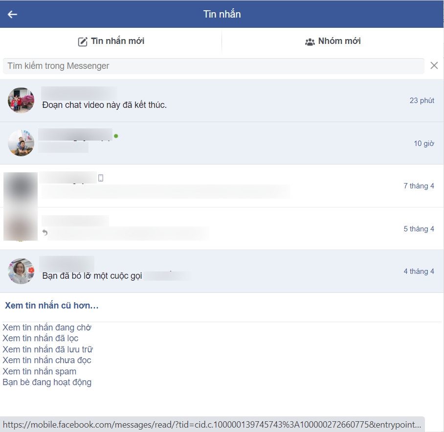 Mẹo để xem lại tin nhắn đầu tiên trên Messenger khi cần (3)