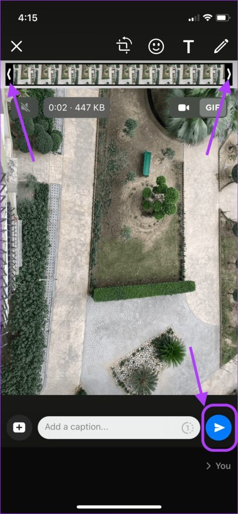 Cách gửi ảnh Live Photo dưới dạng GIF trên WhatsApp (6)