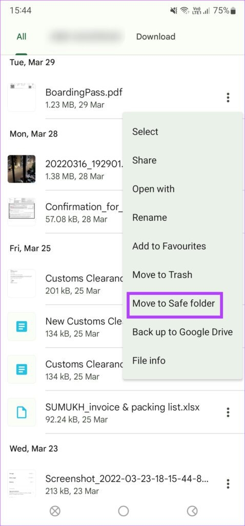 Mẹo ẩn dữ liệu trên Android bằng ứng dụng Files của Google (6)