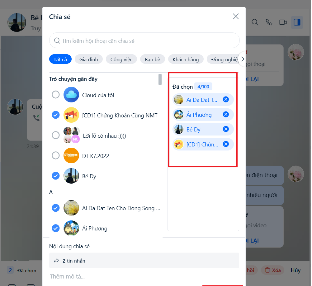 Cách gửi tin nhắn hàng loạt trên Zalo (9)