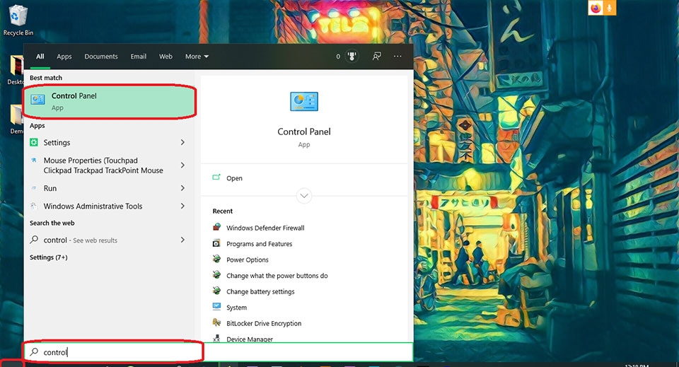 Tắt Tường lửa Win 10 - Ảnh 02 Cách tắt tường lửa Win 10 bằng Control Panel (Ảnh 1)