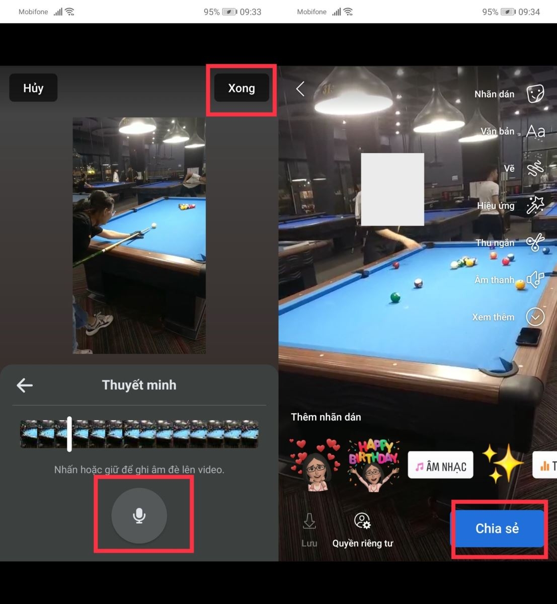 Cách lồng tiếng vào Story trên Facebook (30